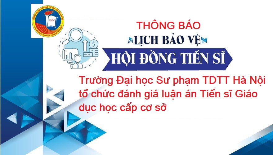 THÔNG BÁO TỔ CHỨC ĐÁNH GIÁ  VỆ LUẬN ÁN TIẾN SĨ GIÁO DỤC CẤP TRƯỜNG CHO NCS ĐẶNG THỊ KIM NGÂN
