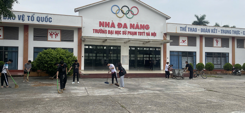 Đoàn viên Công đoàn Trường Đại học Sư phạm Thể dục Thể thao Hà Nội chung tay bảo vệ môi trường